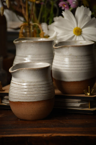 amble and twine dried flowers australia white terracotta creamer vase