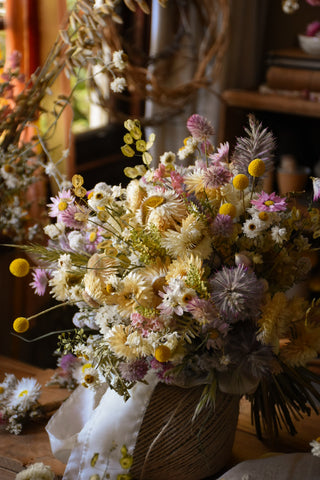 amble and twine dried flowers australia everlasting wildflower bridal bouquet