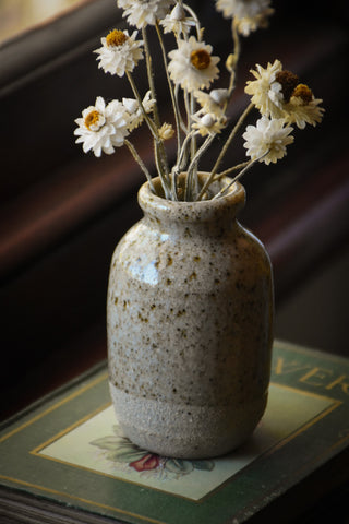 amble and twine dried flowers australia sand speckled vase - small