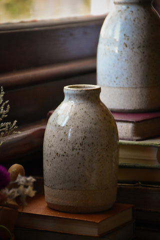 sand speckled vase - for dried flowers - australia
